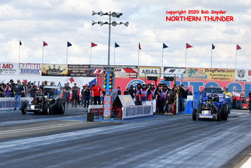 Jim Holtz - 'Nitro Jim' (left) - 
Kevin Burgess - 'Nasty Benjamin' (right)